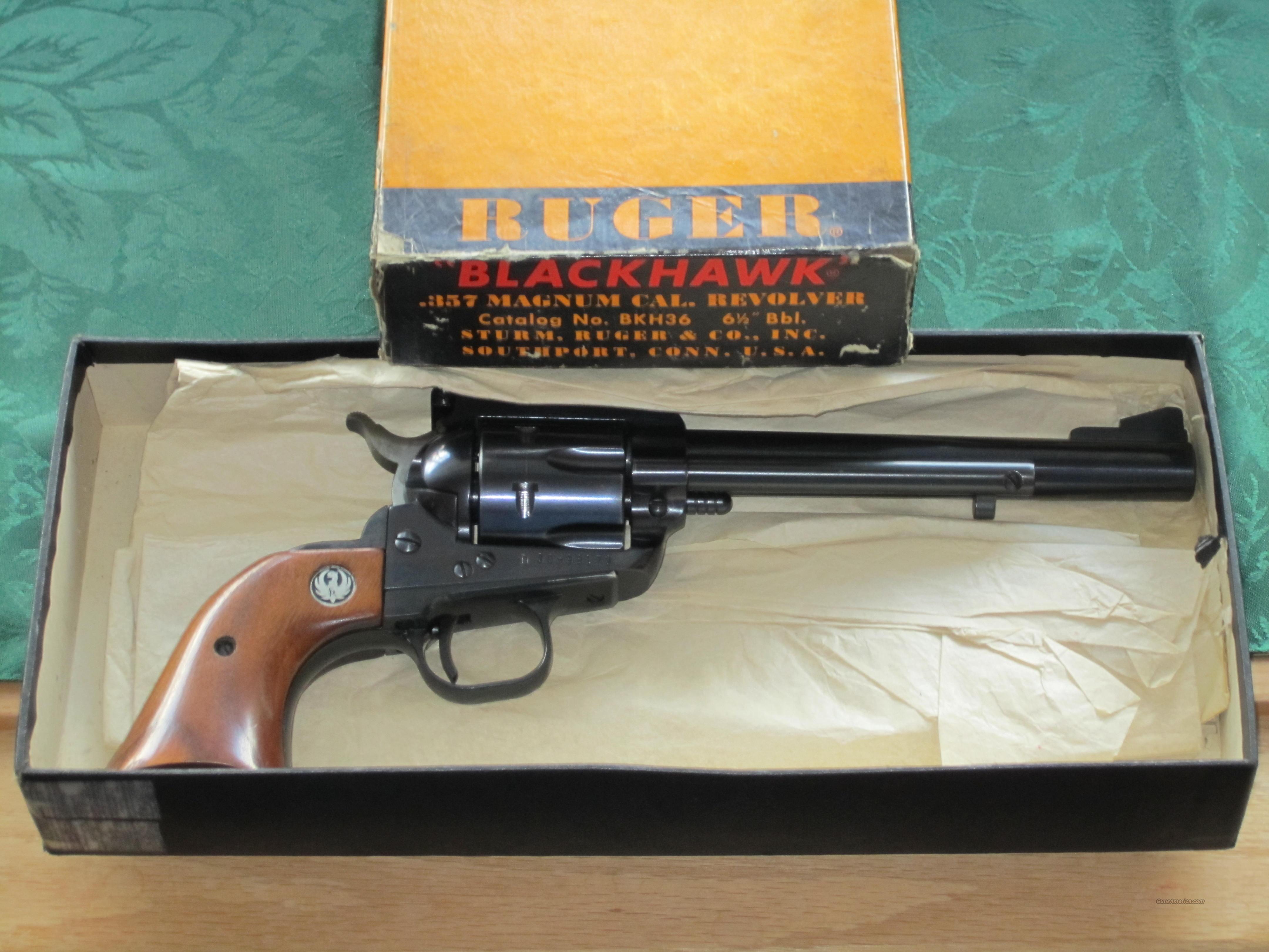Ruger blackhawk 357 serial numbers by year manufactured